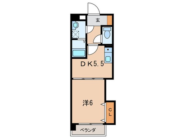 サンメゾン清水の物件間取画像